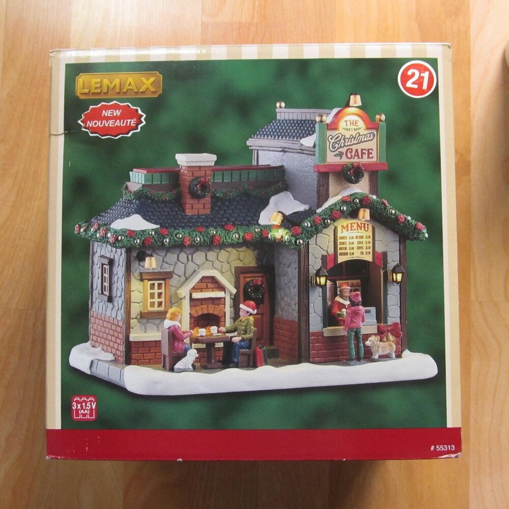 Lemax Village Collection Lighted Christmas Cafe 55313 NEW